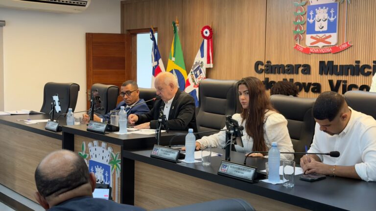 Câmara de Nova Viçosa retoma trabalhos legislativos com aprovação de cinco projetos de lei